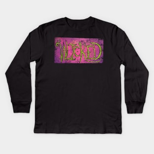 Witchy Sparkle Kids Long Sleeve T-Shirt